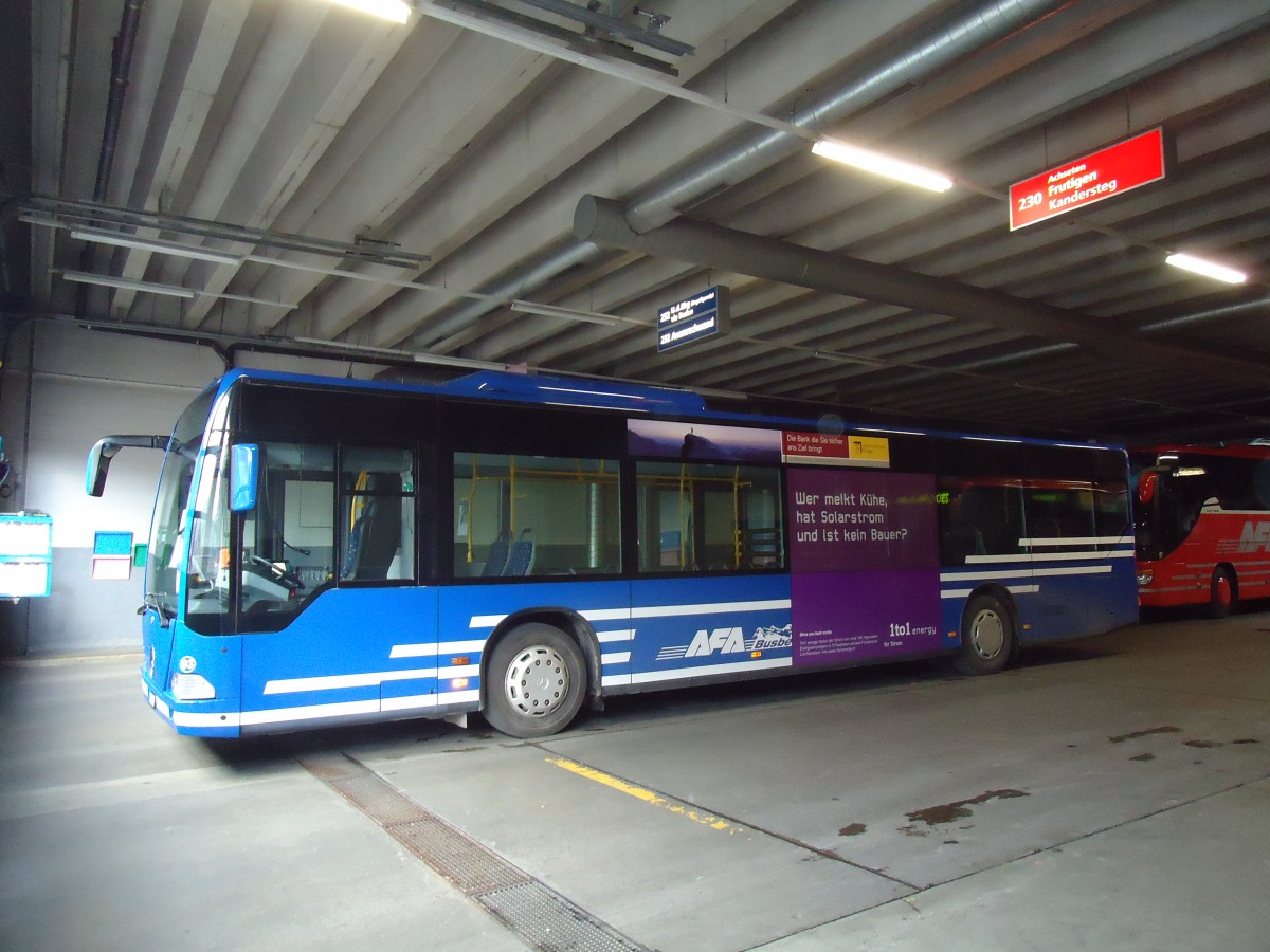 (137'097) - AFA Adelboden - Nr. 93/BE 26'705 - Mercedes (ex Nr. 5) am 4. Dezember 2011 im Autobahnhof Adelboden