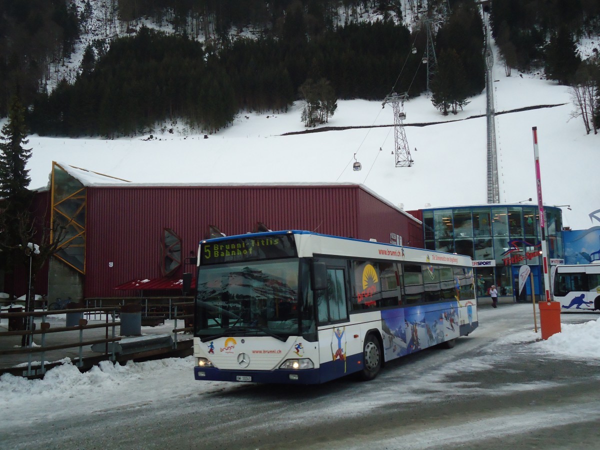 (137'333) - EAB Engelberg - Nr. 5/OW 10'241 - Mercedes/Hess (ex ZVB Zug Nr. 155; ex ZVB Zug Nr. 55) am 2. Januar 2012 in Engelberg, Titlisbahnen