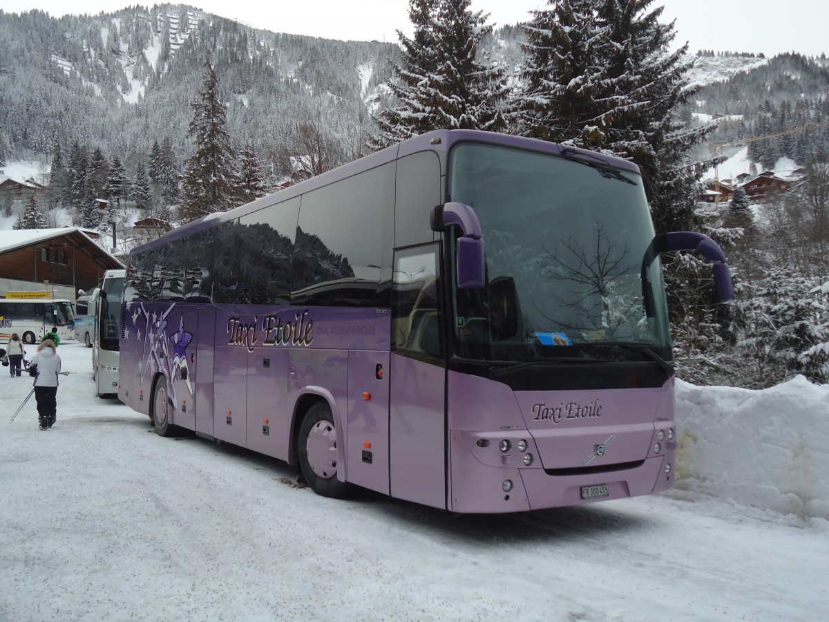 (137'371) - Taxi Etoile, Bulle - FR 300'455 - Volvo/Drgmller am 7. Januar 2012 in Adelboden, ASB