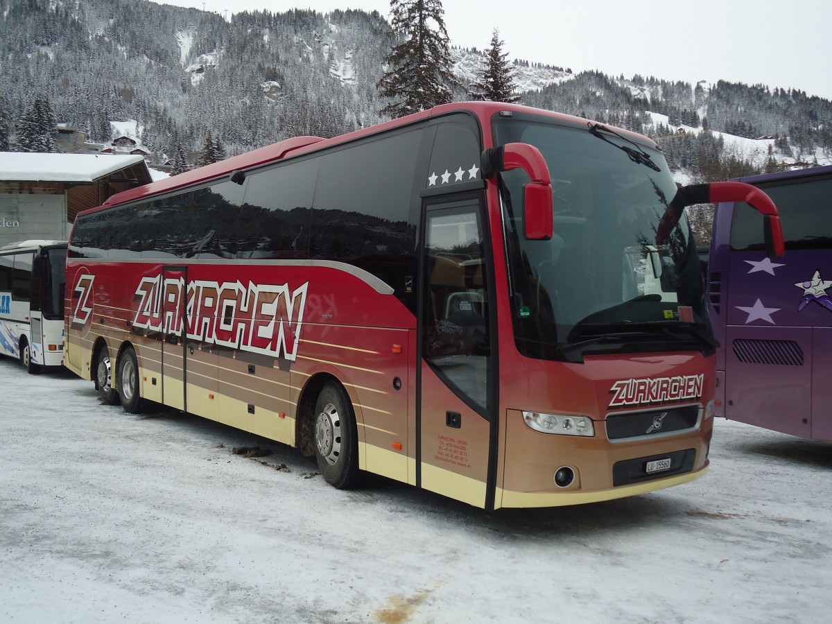 (137'387) - Zurkirchen, Malters - LU 15'560 - Volvo am 7. Januar 2012 in Adelboden, ASB