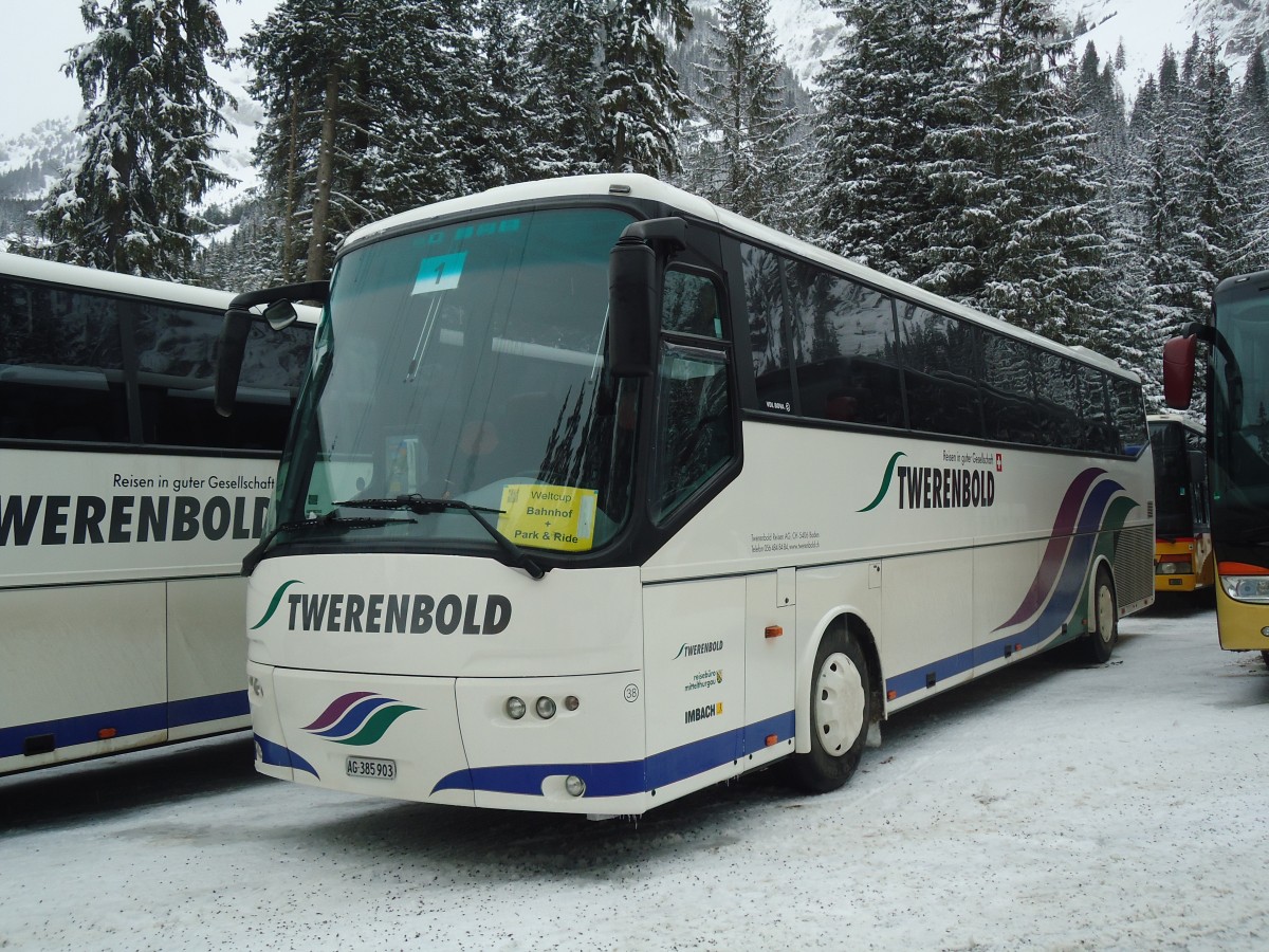 (137'453) - Twerenbold, Baden - Nr. 38/AG 385'903 - Bova am 7. Januar 2012 in Adelboden, Unter dem Birg