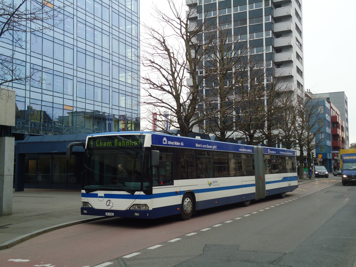 (137'968) - ZVB Zug - Nr. 2/ZG 3352 - Mercedes/Hess am 6. Mrz 2012 in Zug, Metalli