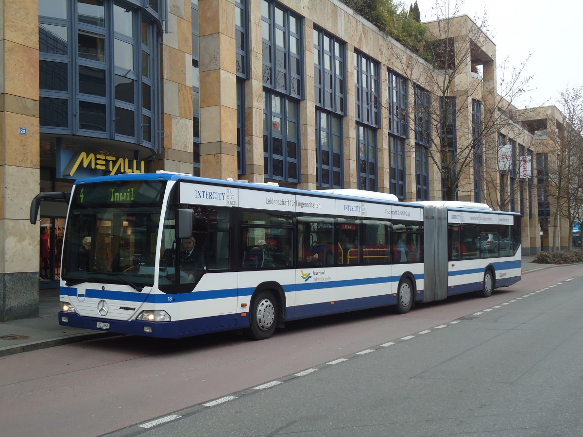 (137'999) - ZVB Zug - Nr. 18/ZG 3368 - Mercedes am 6. Mrz 2012 in Zug, Metalli