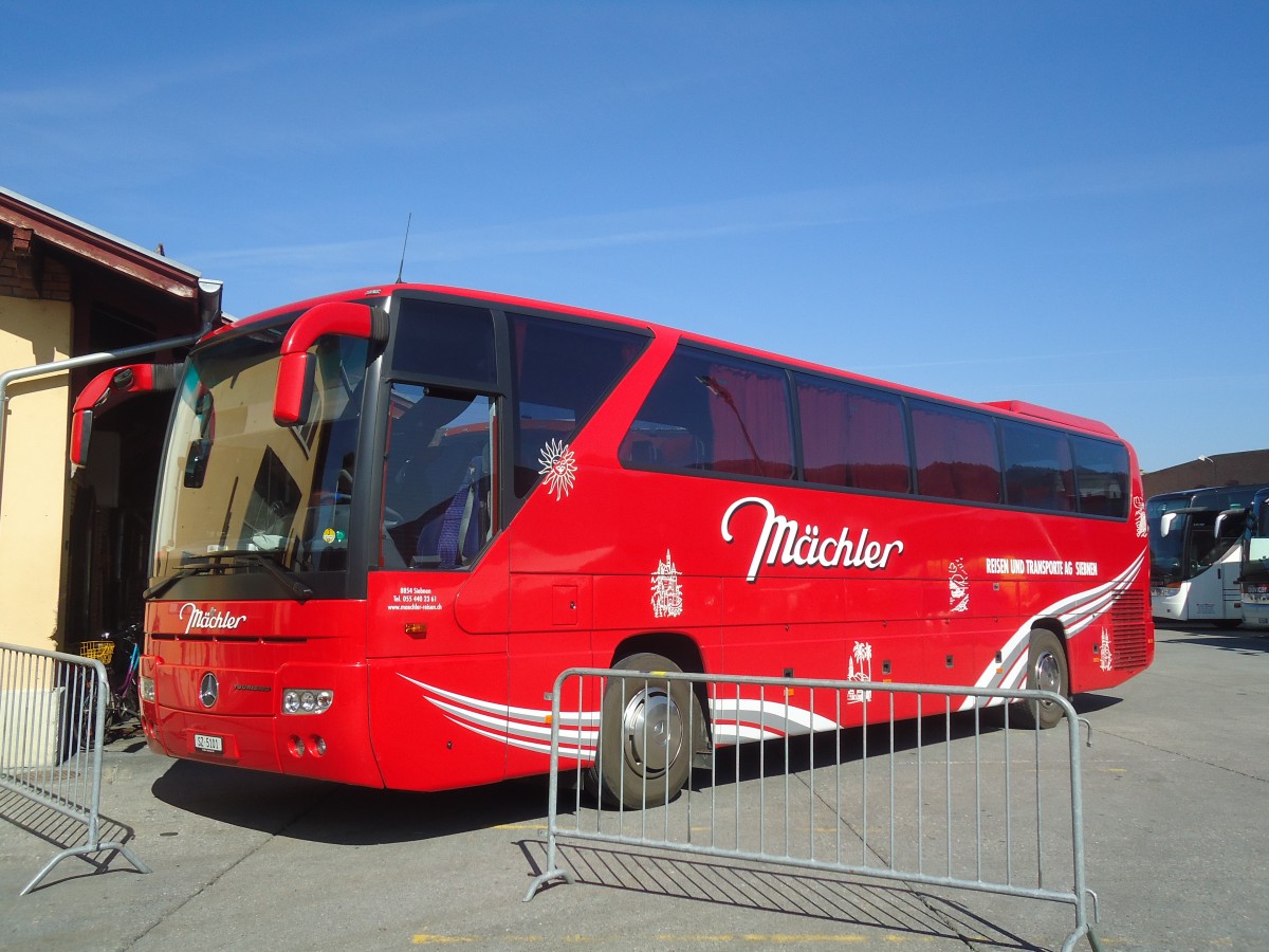 (138'339) - Mchler, Siebnen - SZ 5101 - Mercedes am 15. Mrz 2012 in Thun, Expo