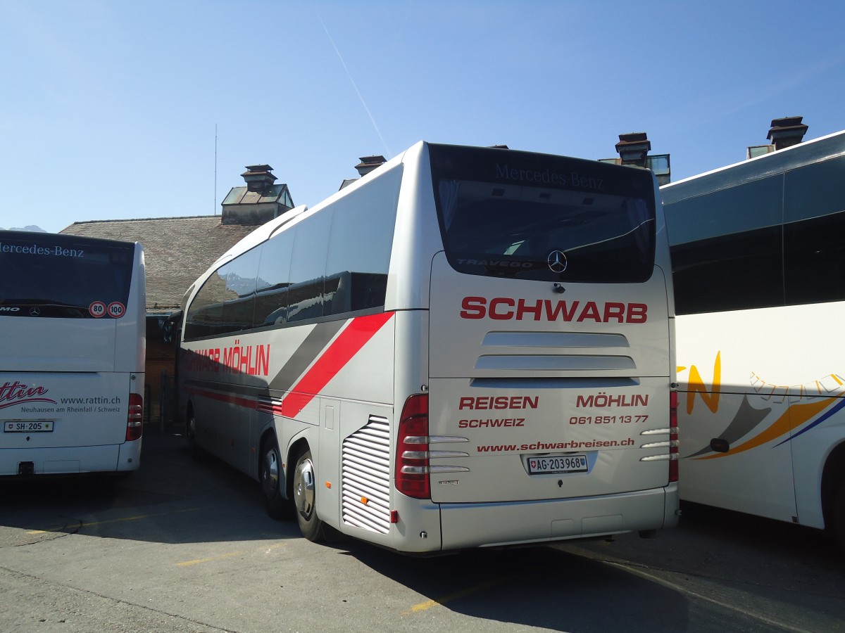 (138'352) - Schwarb, Mhlin - Nr. 29/AG 203'968 - Mercedes am 15. Mrz 2012 in Thun, Expo