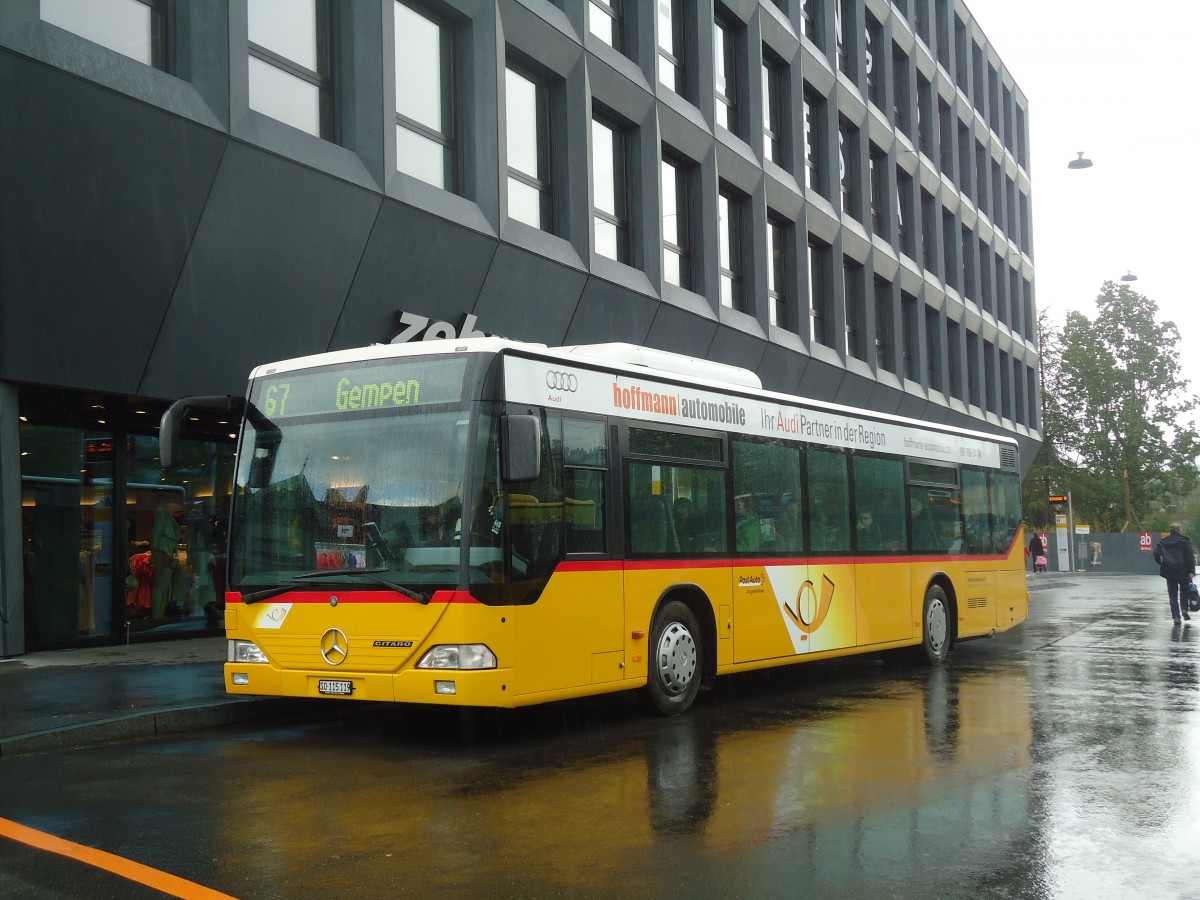 (138'833) - Wohlgemuth, Hochwald - SO 115'119 - Mercedes am 16. Mai 2012 beim Bahnhof Liestal