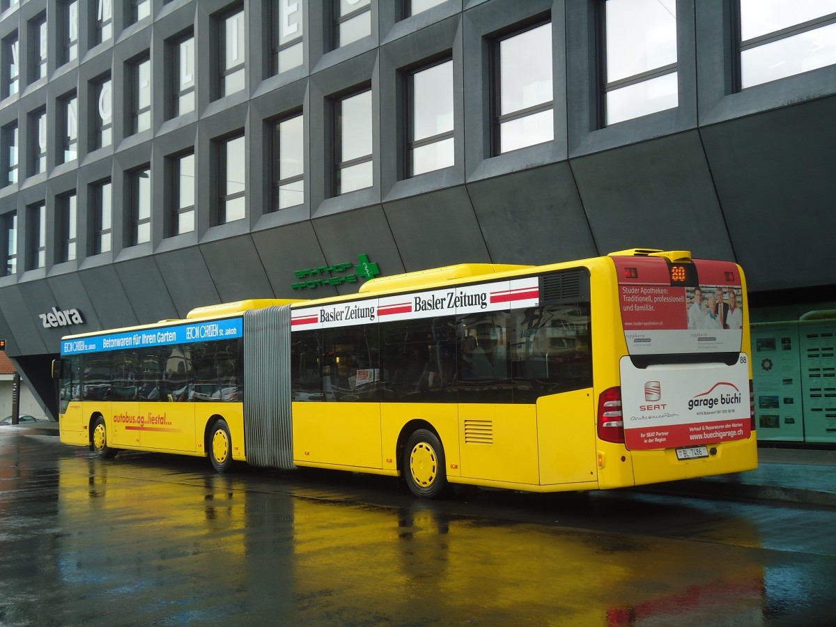 (138'835) - AAGL Liestal - Nr. 88/BL 7486 - Mercedes am 16. Mai 2012 beim Bahnhof Liestal