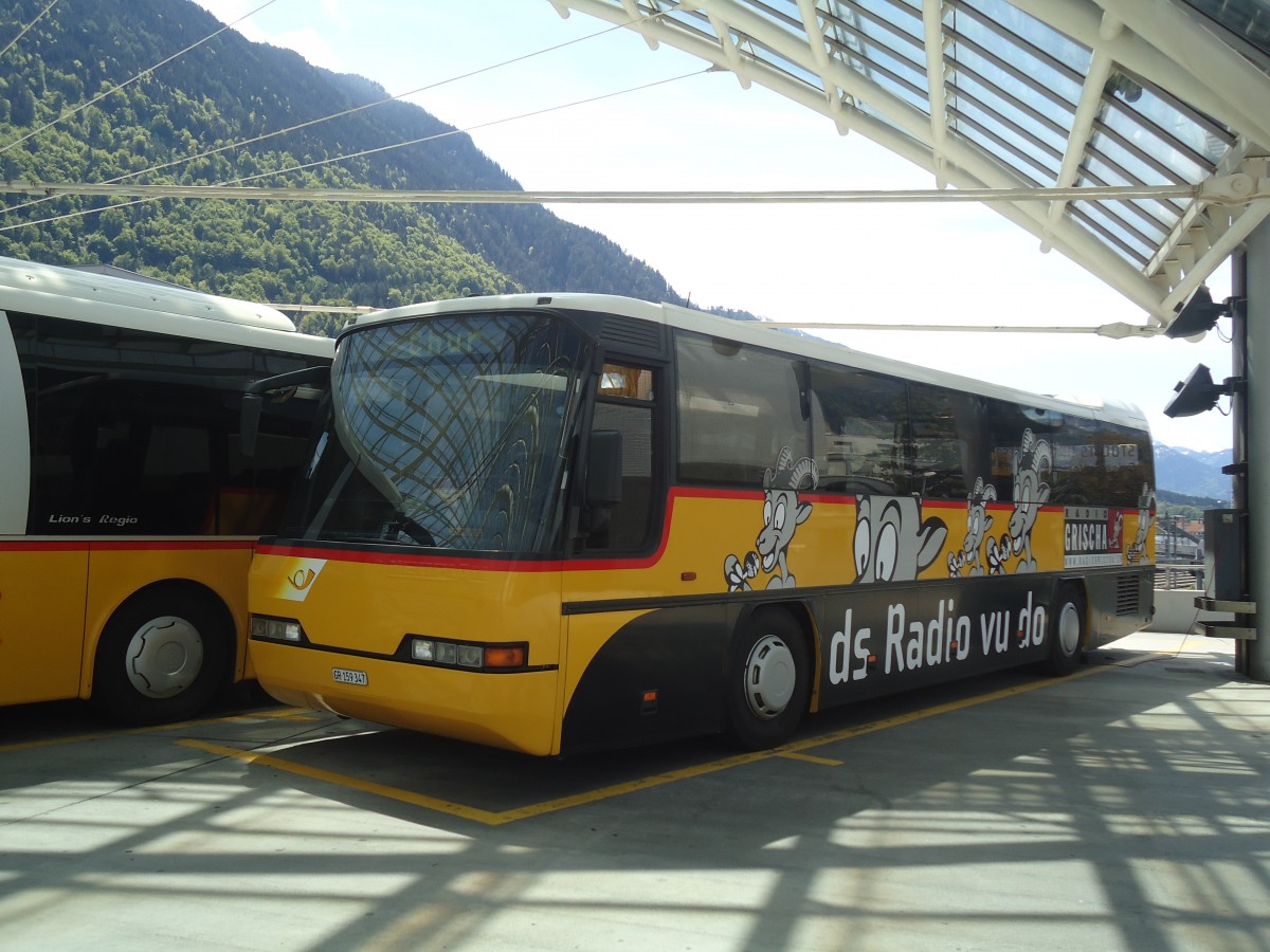 (138'909) - PostAuto Graubnden - GR 159'347 - Neoplan (ex P 25'139) am 17. Mai 2012 in Chur, Postautostation