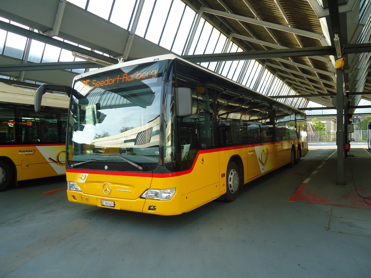 (138'985) - PostAuto Bern - Nr. 654/BE 560'403 - Mercedes am 20. Mai 2012 in Bern, Postautostation