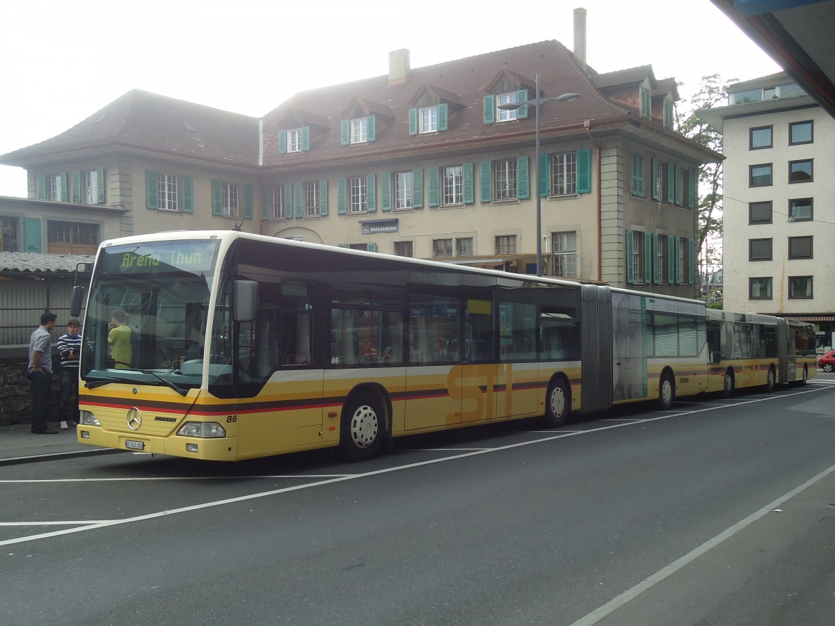 (139'014) - STI Thun - Nr. 86/BE 543'386 - Mercedes am 23. Mai 2012 in Thun, Rampenstrasse