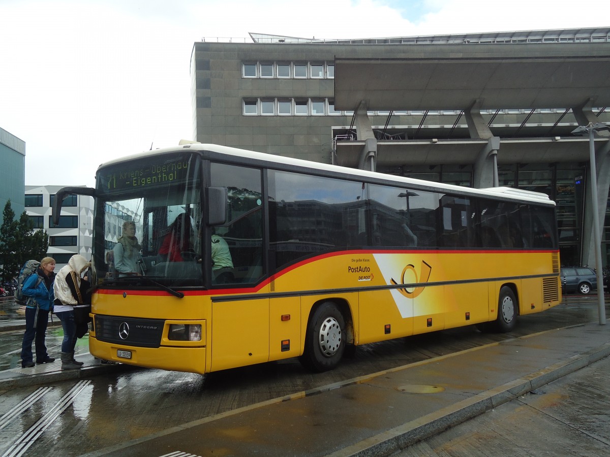 (139'358) - Bucheli, Kriens - Nr. 26/LU 15'559 - Mercedes am 11. Juni 2012 beim Bahnhof Luzern