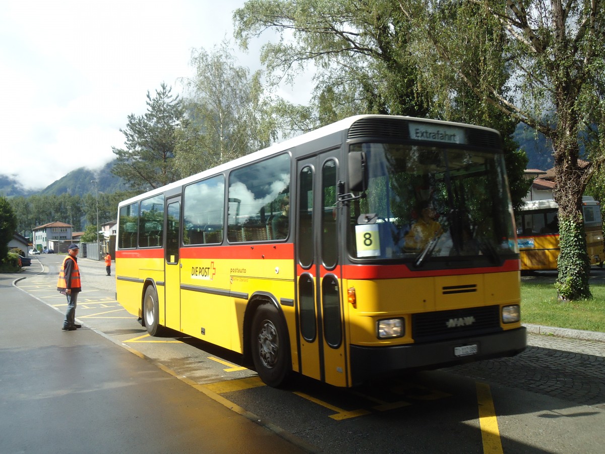 (139'380) - Marchetti, Airolo - TI 112'088 - NAW/Hess (ex PostAuto Bern; ex AVG Meiringen Nr. 66; ex P 24'452) am 11. Juni 2012 beim Bahnhof Flelen