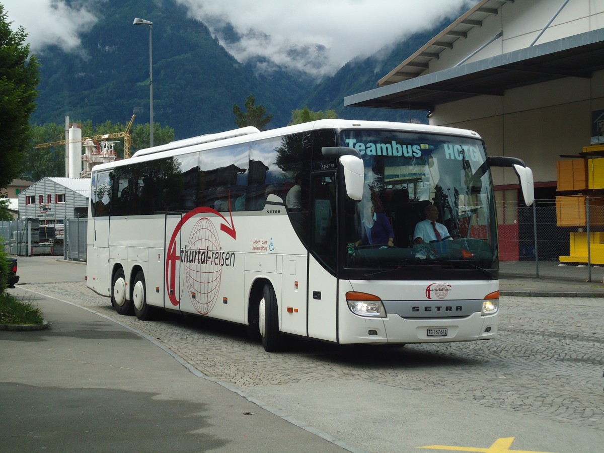 (139'405) - Thurtal-Reisen, Kefikon - TG 167'641 - Setra am 11. Juni 2012 beim Bahnhof Flelen