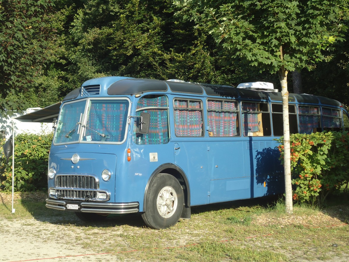 (140'814) - Heimberg, Oberburg - BE 276'513 - FBW/Gangloff (ex P 24'035; ex P 21'535) am 24. Juli 2012 in Yvonand, Camping VD 8