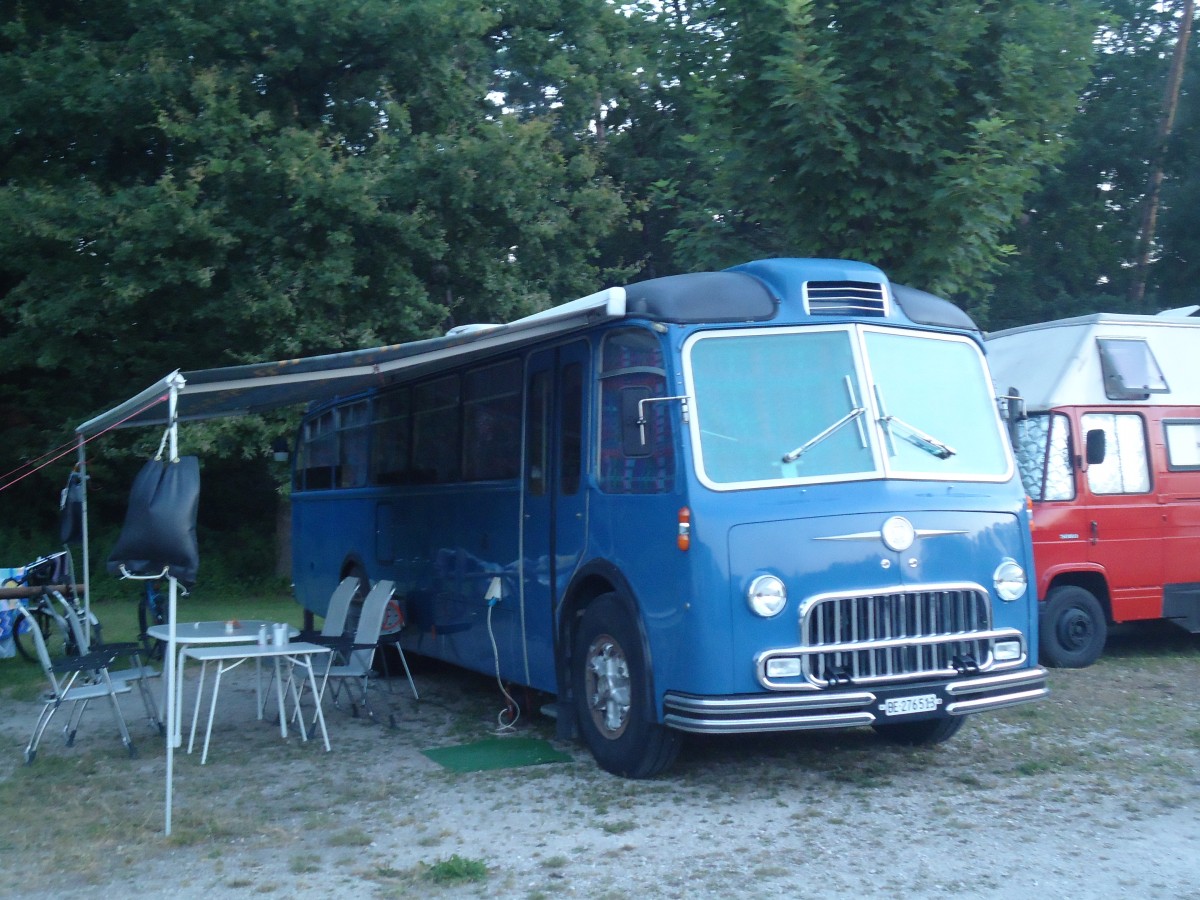 (140'911) - Heimberg, Oberburg - BE 276'513 - FBW/Gangloff (ex P 24'035; ex P 21'535) am 27. Juli 2012 in Yvonand, Camping VD 8