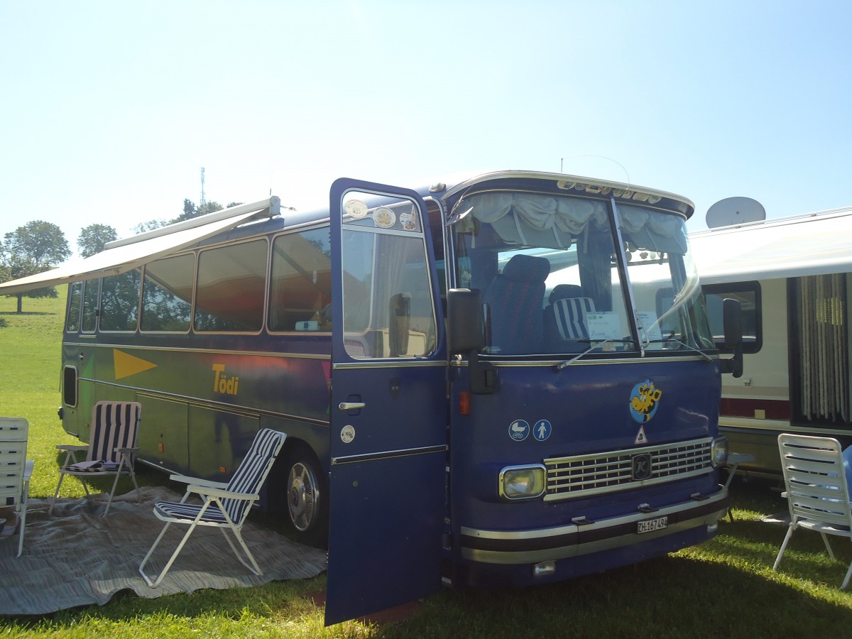 (141'207) - Camenisch, Dietlikon - ZH 167'494 - Setra am 18. August 2012 in Affeltrangen, Kreuzegg