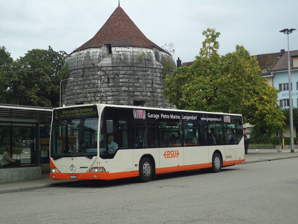 (141'531) - BSU Solothurn - Nr. 71/SO 142'071 - Mercedes am 12. September 2012 in Solothurn, Amthausplatz