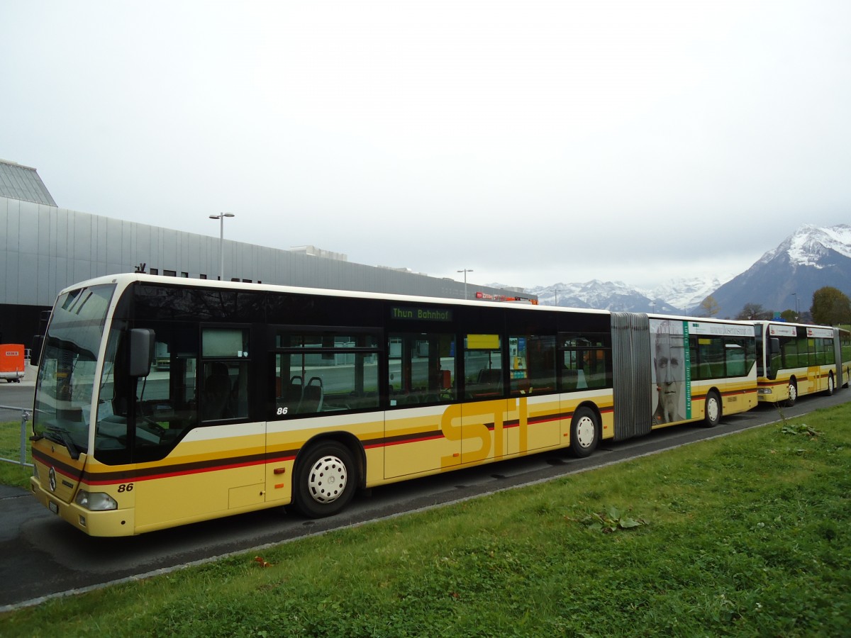 (142'187) - STI Thun - Nr. 86/BE 543'386 - Mercedes am 4. November 2012 in Thun, Arena Thun