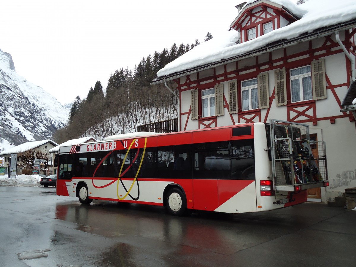 (142'609) - AS Engi - Nr. 4/GL 7704 - MAN am 23. Dezember 2012 in Elm, Station