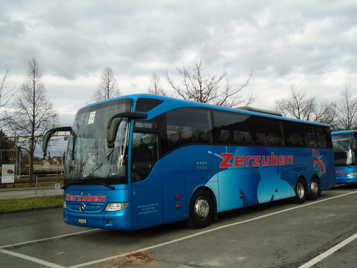 (142'911) - Zerzuben, Visp-Eyholz - Nr. 6/VS 3021 - Mercedes am 3. Januar 2013 in Thun, Seestrasse