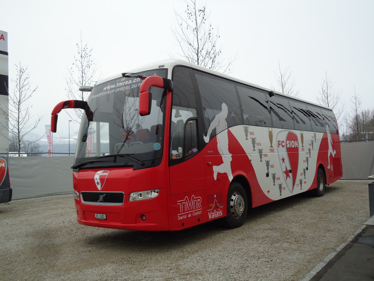 (143'437) - TMR Martigny - VS 1452 - Volvo am 24. Februar 2013 in Thun, Arena Thun