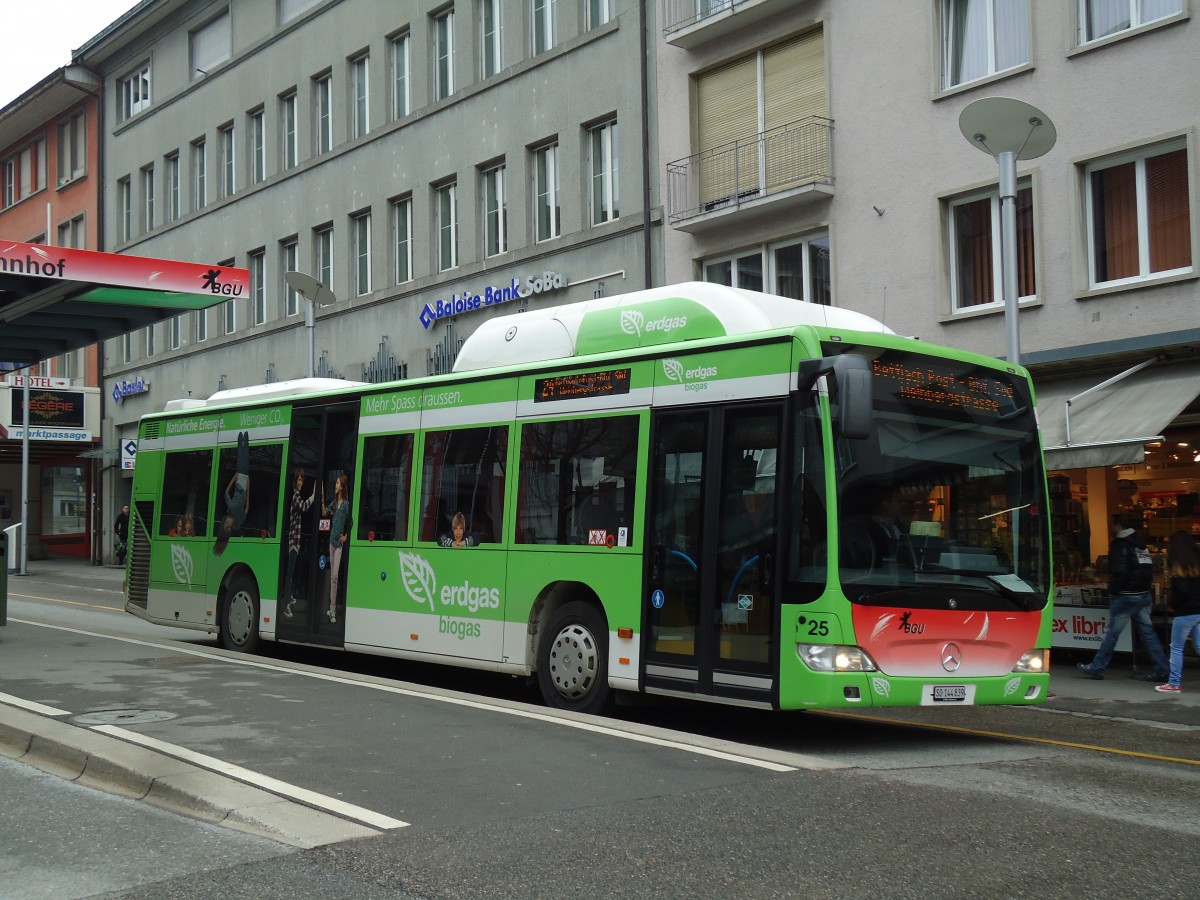 (143'531) - BGU Grenchen - Nr. 25/SO 144'839 - Mercedes am 23. Mrz 2013 in Grenchen, Postplatz