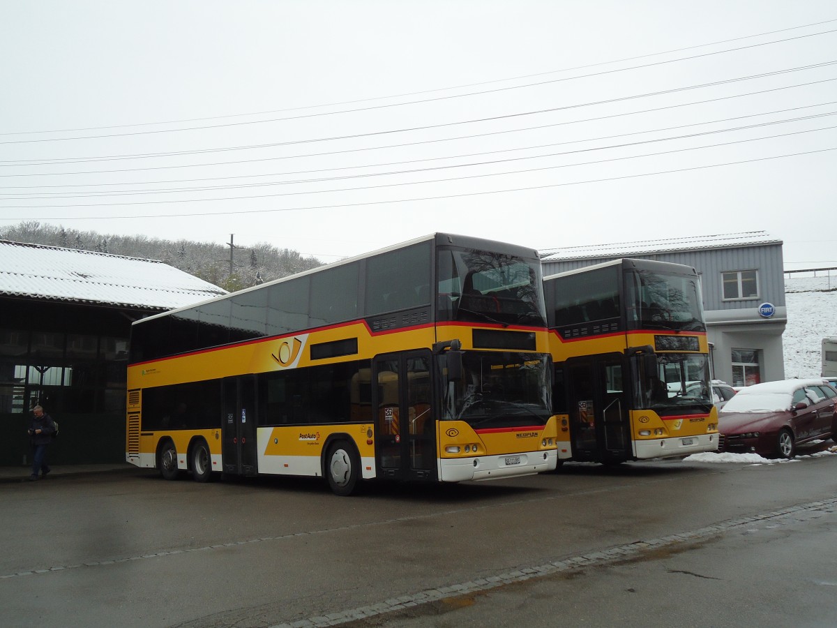 (143'681) - Schwizer, Goldach - SG 111'087 - Neoplan am 20. April 2013 in Goldach, Garage