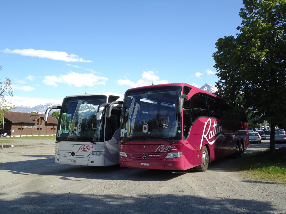 (144'207) - Rattin, Neuhausen - Nr. 6/SH 206 - Mercedes am 18. Mai 2013 in Thun, Lachenwiese