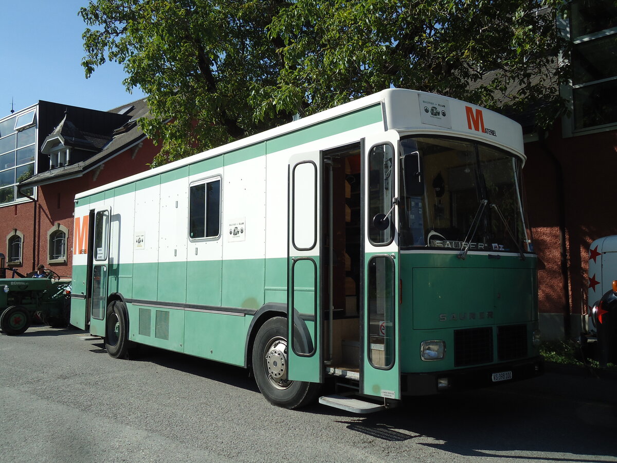 (145'369) - Juillerat, Fully - VS 398'100 - Saurer/FHS (ex Migros) am 22. Juni 2013 in Aigle, Saurertreffen