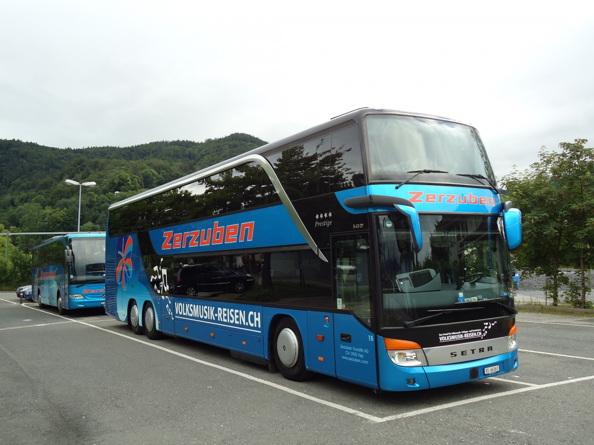 (145'441) - Zerzuben, Visp-Eyholz - Nr. 15/VS 66'361 - Setra am 23. Juni 2013 in Thun, Seestrasse