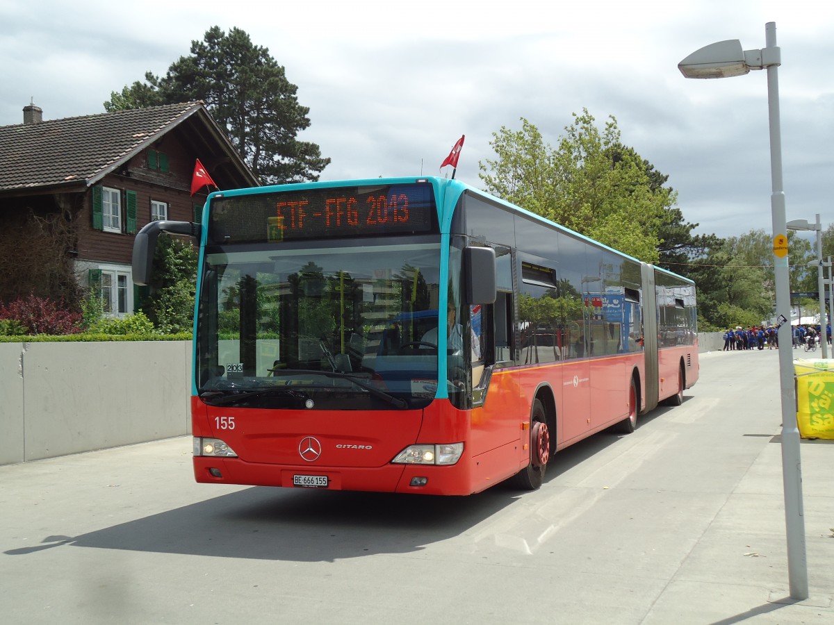 (145'479) - VB Biel - Nr. 155/BE 666'155 - Mercedes am 23. Juni 2013 in Biel, Schifflndte