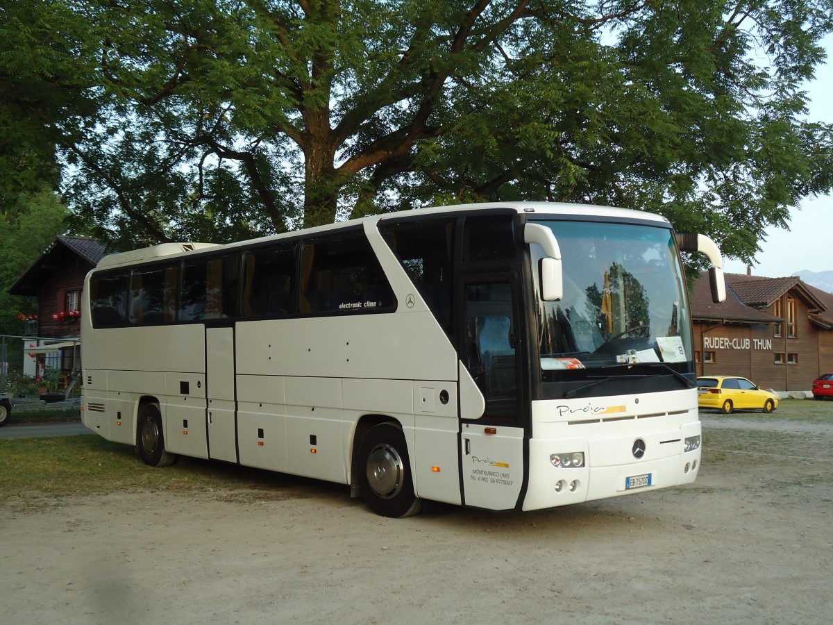 (146'173) - Aus Italien: Proia, Montelanico - EB-757 DZ - Mercedes am 2. August 2013 in Thun, Lachenwiese