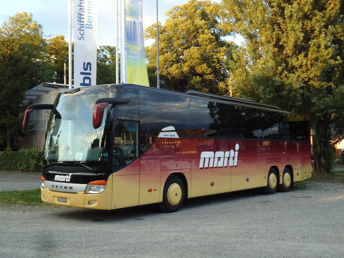 (146'286) - Marti, Kallnach - Nr. 10/BE 572'210 - Setra am 10. August 2013 in Thun, Lachenwiese