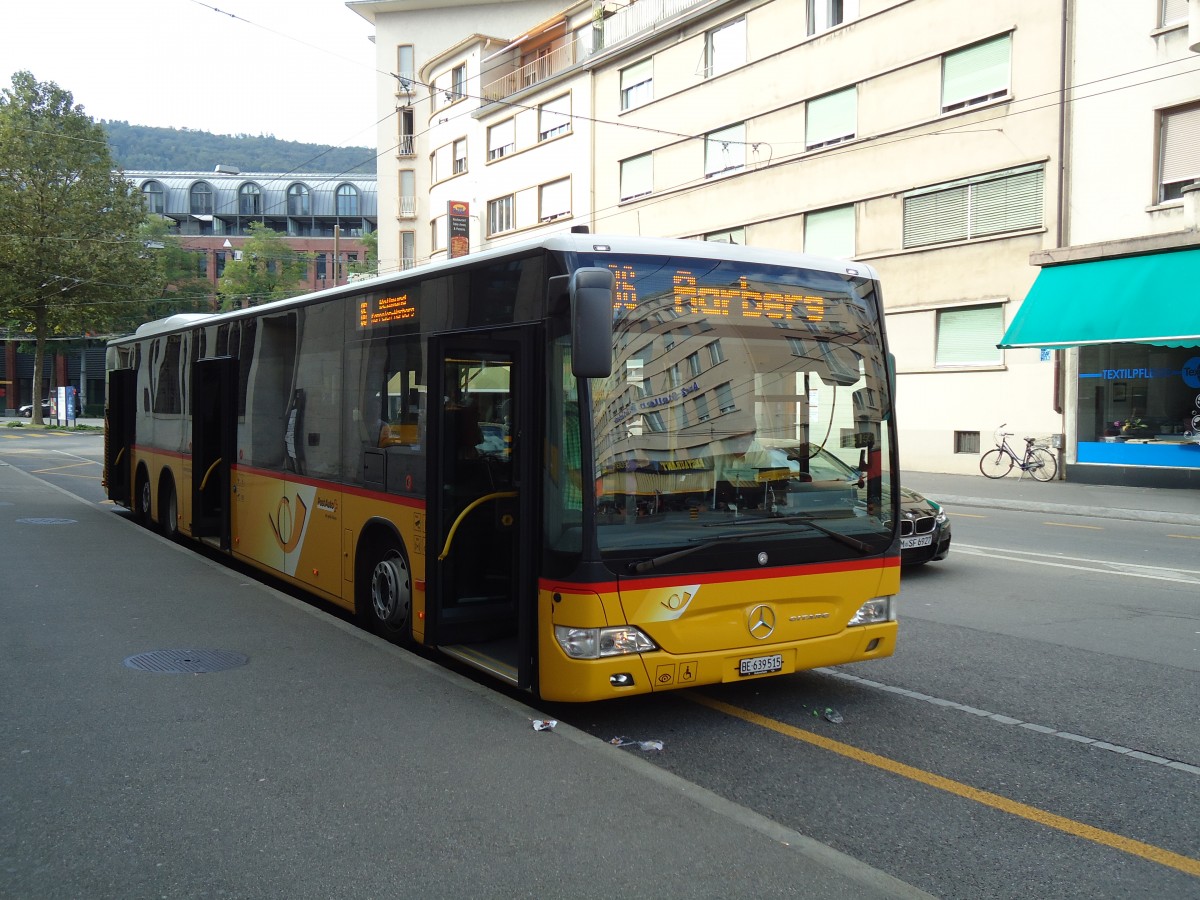 (146'843) - AVA Aarberg - Nr. 5/BE 639'515 - Mercedes am 31. August 2013 in Biel, Bahnhofplatz