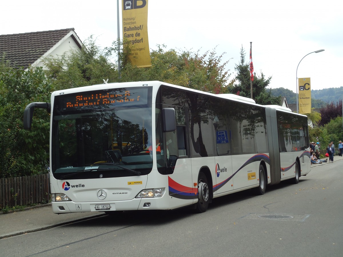 (146'880) - Wicki, Zufikon - AG 18'702 - Mercedes am 1. September 2013 in Burgdorf, ESAF