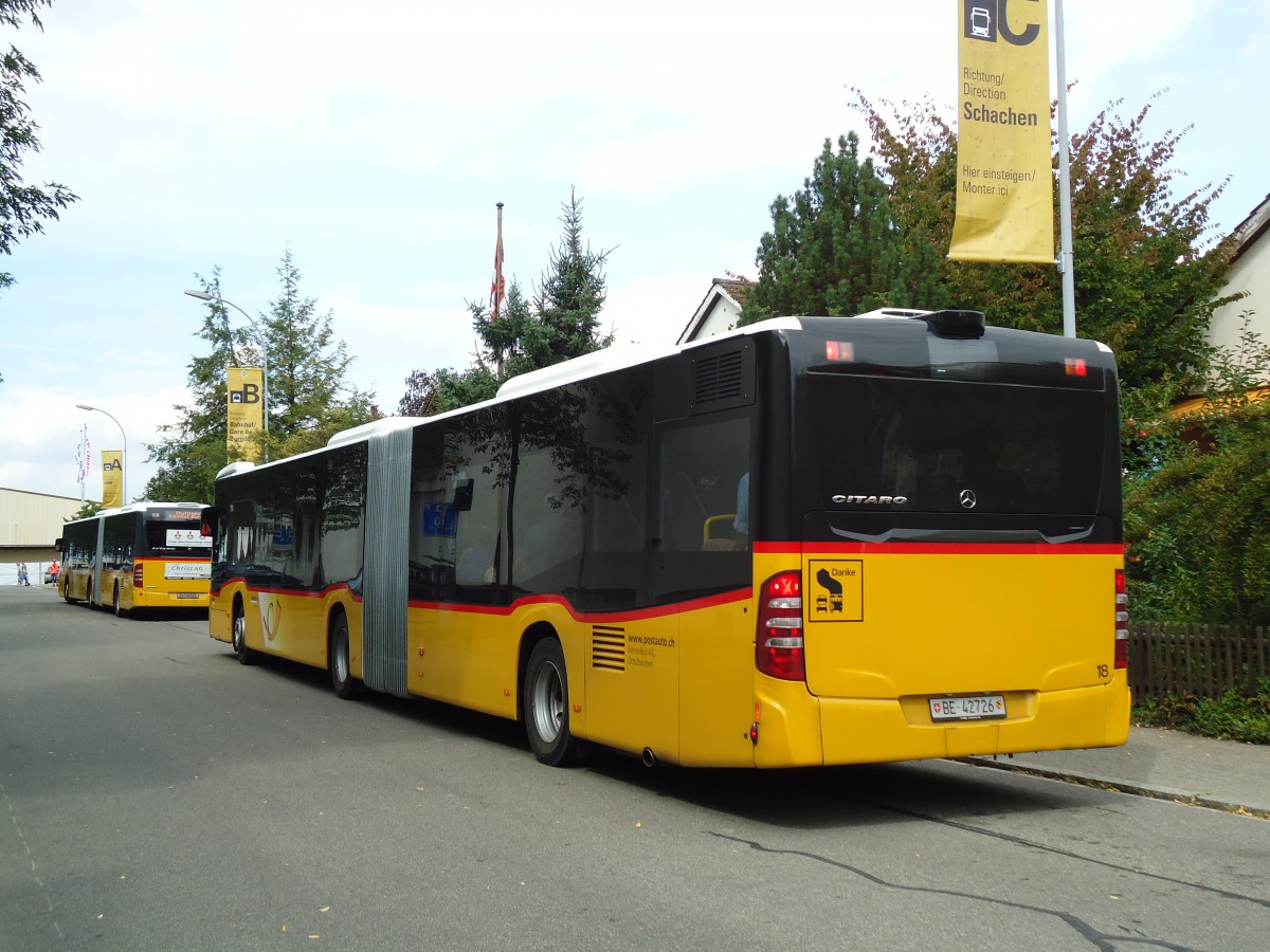 (146'889) - Steiner, Ortschwaben - Nr. 18/BE 42'726 - Mercedes am 1. September 2013 in Burgdorf, ESAF