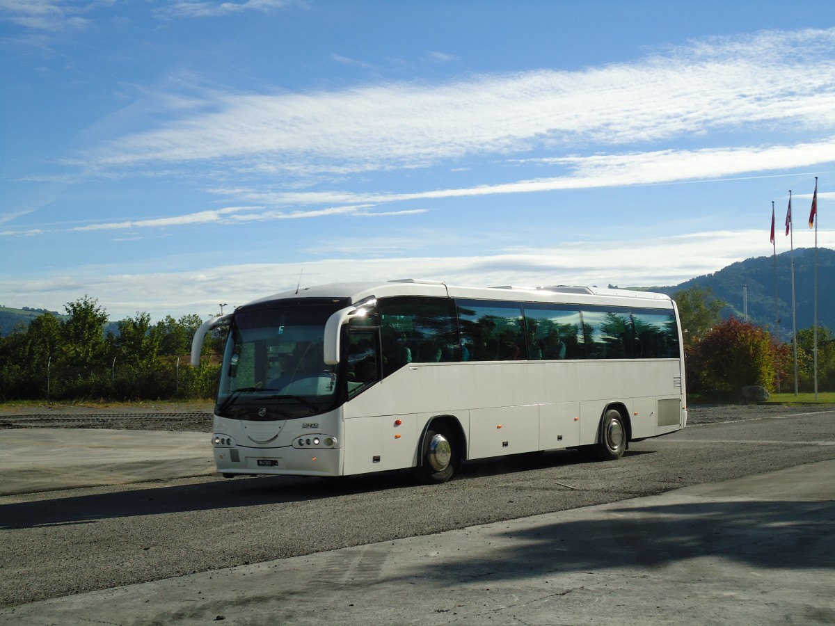 (147'102) - Schweizer Armee - M+47'043 - Scania/Irizar am 14. September 2013 in Thun, Waffenplatz