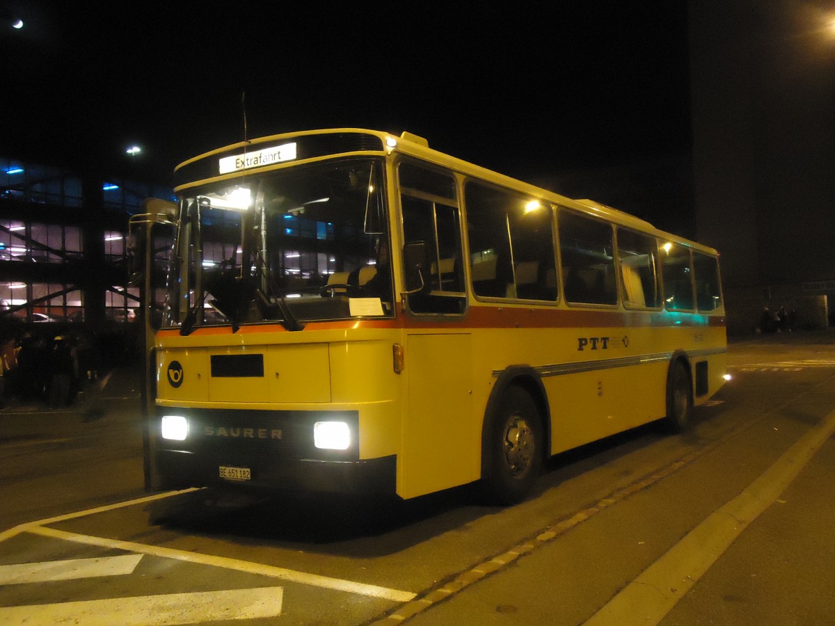 (148'249) - Aus der Schweiz: Bernair, Mnsingen - BE 651'182 - Saurer/Tscher (ex Schebath, Lauerz; ex Albin, Fllanden; ex Heim, Flums) am 7. Dezember 2013 in Colmar, Place Lacarre