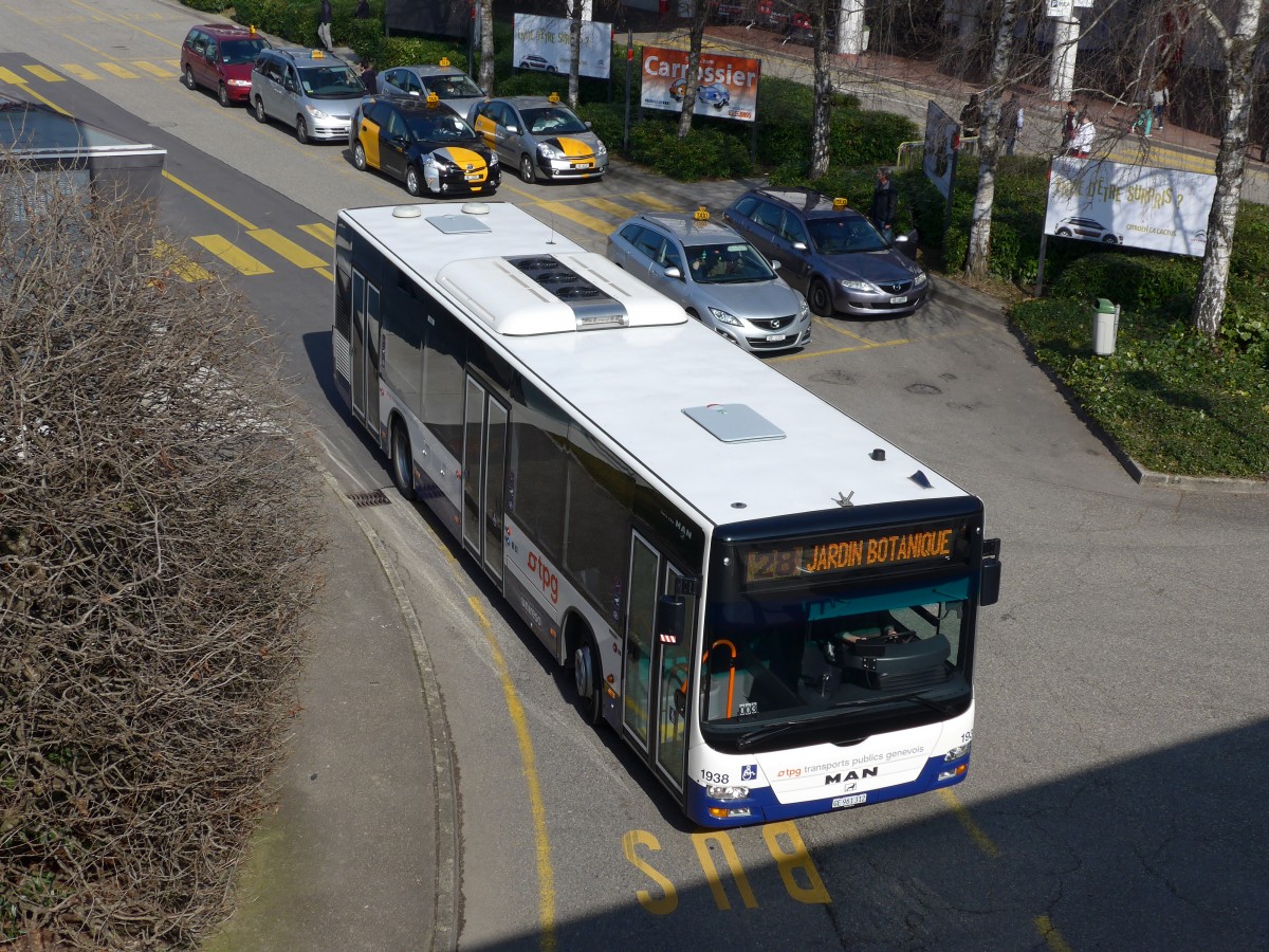 (149'215) - Globe-Limo, Genve - Nr. 1938/GE 961'312 - MAN am 9. Mrz 2014 in Genve, Palexpo