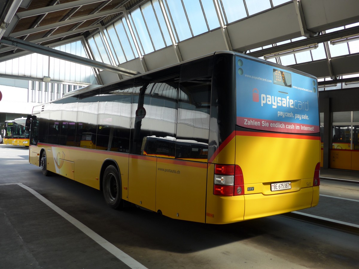 (149'651) - PostAuto Bern - Nr. 541/BE 675'387 - MAN am 13. April 2014 in Bern, Postautostation