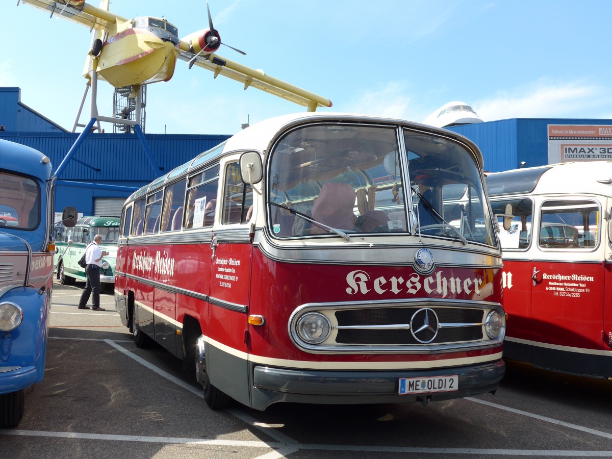 (149'809) - Aus Oesterreich: Kerschner, Mank - ME OLDI 2 - Mercedes am 25. April 2014 in Sinsheim, Museum