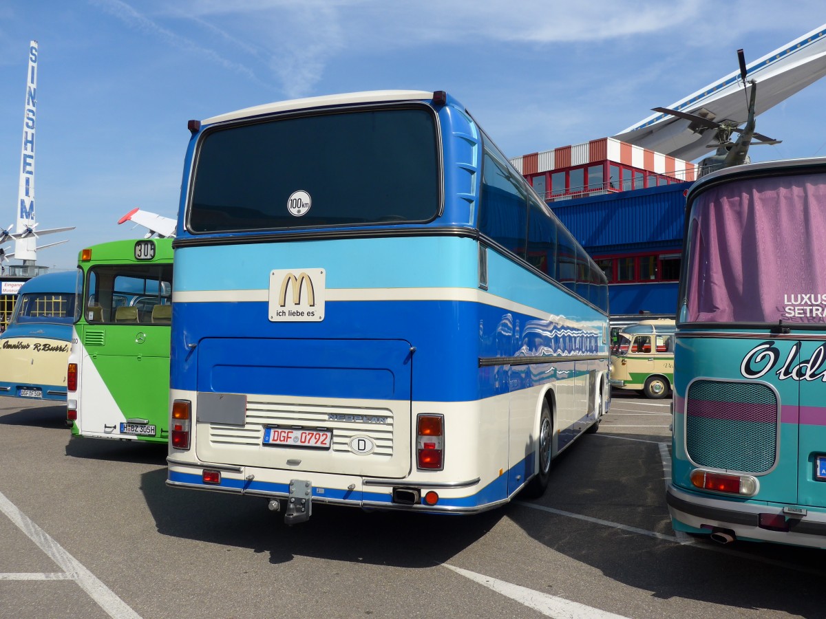 (149'821) - McDonald's, Mnchen (Auwrter) - DGF 0792 - Neoplan am 25. April 2014 in Sinsheim, Museum