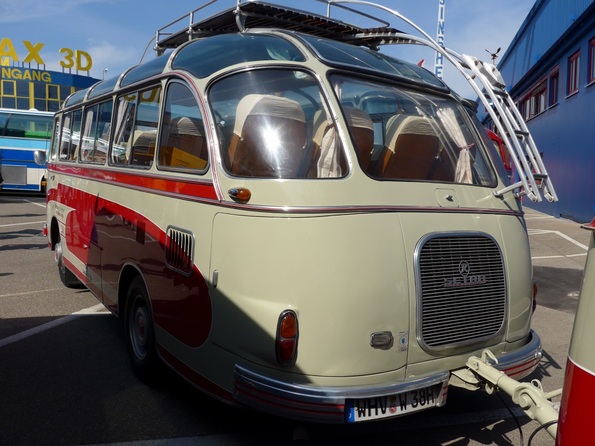 (149'841) - Fass, Wilhelmshaven - Nr. 38/WHV-W 38H - Setra am 25. April 2014 in Sinsheim, Museum