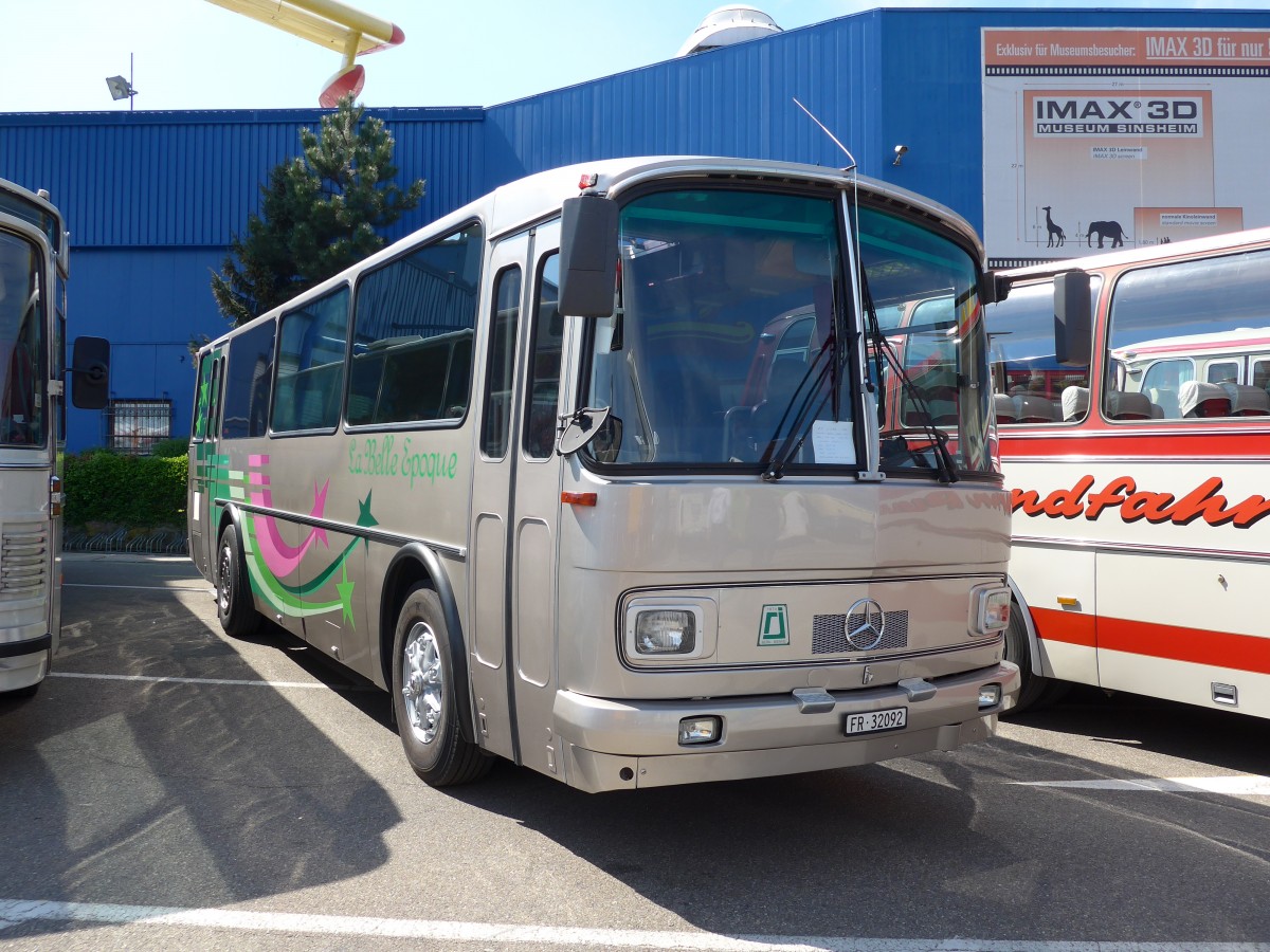 (149'855) - Aus der Schweiz: Pillonel, Lully - FR 32'092 - Mercedes/R&J (ex FR 300'477) am 25. April 2014 in Sinsheim, Museum