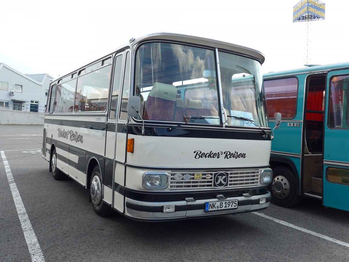 (150'086) - Becker, Spiesen - NK-B 1975 - Setra am 25. April 2014 in Sinsheim, Museum