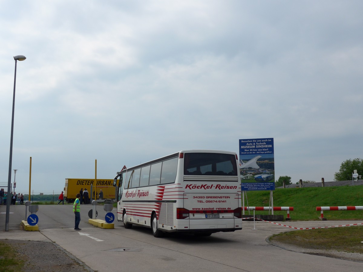 (150'202) - Kckel, Grebenstein - KS-A 8815 - Setra am 26. April 2014 in Speyer, Technik-Museum