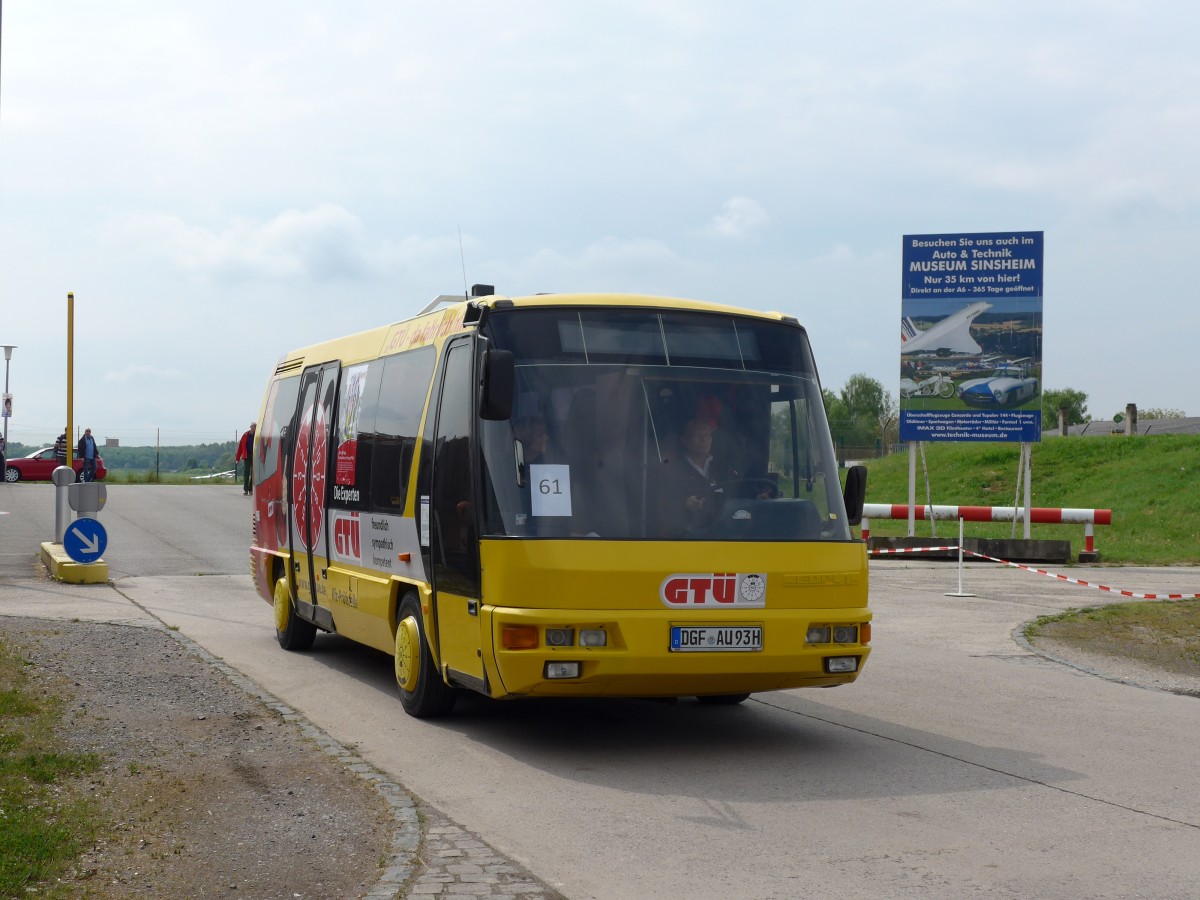 (150'211) - Auwrter Museum, Stuttgart - DGF-AU 93H - Neoplan am 26. April 2014 in Speyer, Technik-Museum