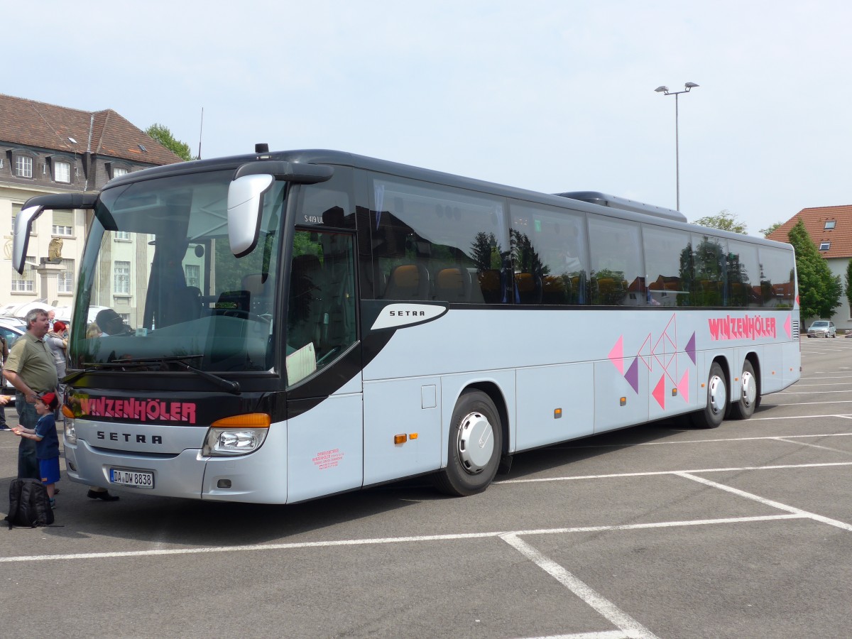 (150'297) - Winzenhler, Gross-Zimmern - DA-DW 8838 - Setra am 26. April 2014 in Speyer, Technik-Museum