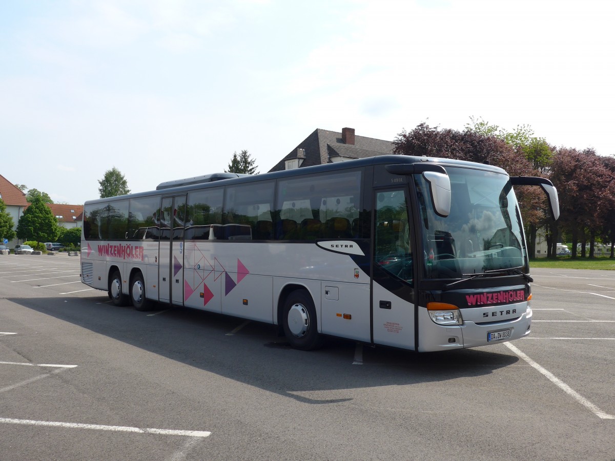 (150'306) - Winzenhler, Gross-Zimmern - DA-DW 8838 - Setra am 26. April 2014 in Speyer, Technik-Museum