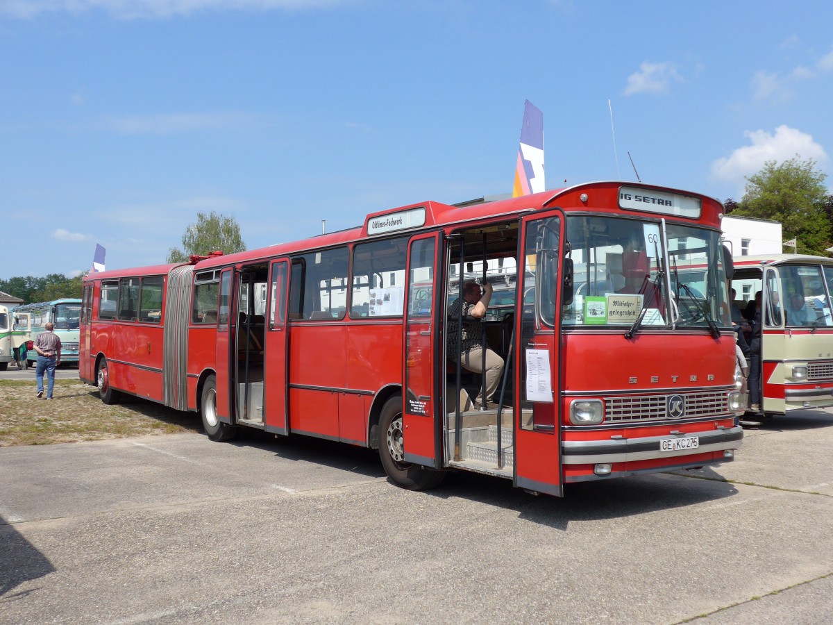 (150'415) - IG Setra, Celle - Nr. 8461/CE-KC 275 - Setra am 26. April 2014 in Speyer, Technik-Museum